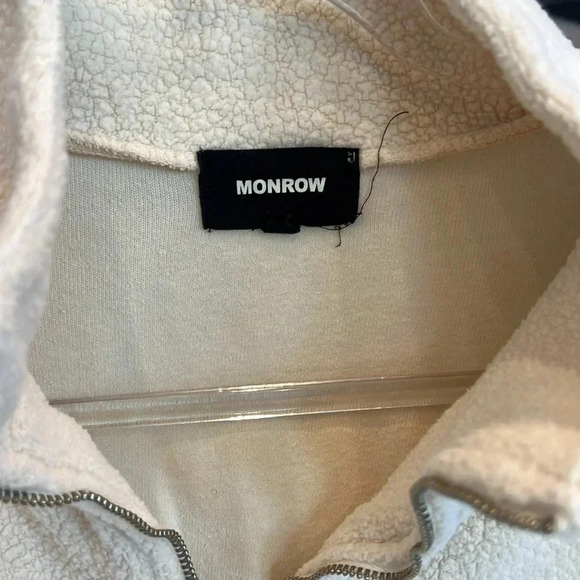 Monrow Teddy Half Zip Fleece - Picture 3 of 9
